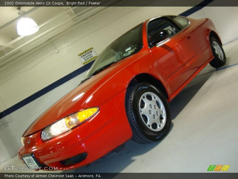 Bright Red / Pewter 2002 Oldsmobile Alero GX Coupe