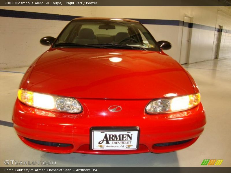 Bright Red / Pewter 2002 Oldsmobile Alero GX Coupe