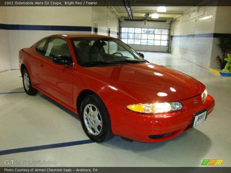 Bright Red / Pewter 2002 Oldsmobile Alero GX Coupe