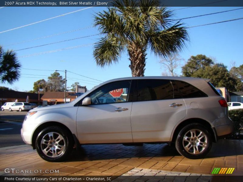 Billet Silver Metallic / Ebony 2007 Acura MDX Technology