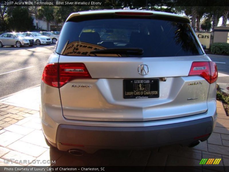 Billet Silver Metallic / Ebony 2007 Acura MDX Technology