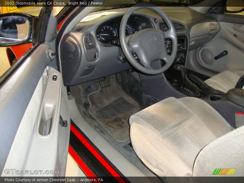  2002 Alero GX Coupe Pewter Interior