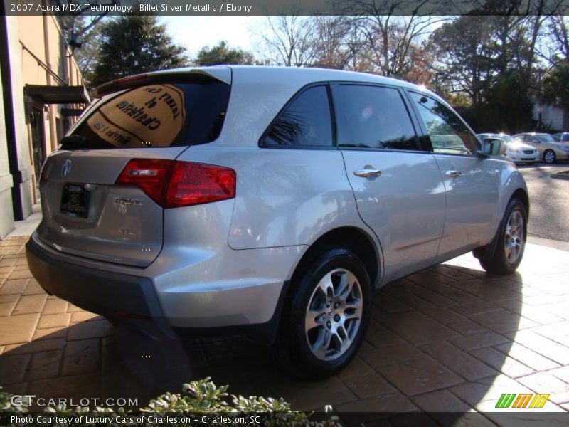 Billet Silver Metallic / Ebony 2007 Acura MDX Technology