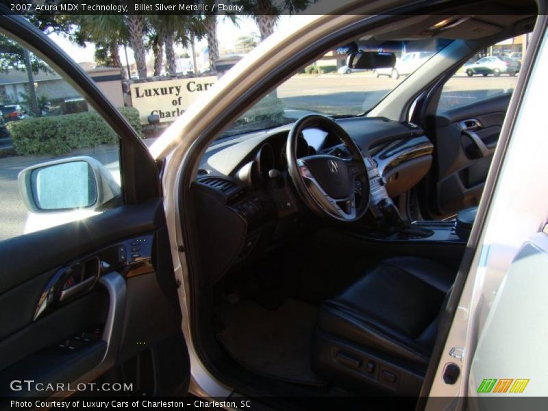 Billet Silver Metallic / Ebony 2007 Acura MDX Technology