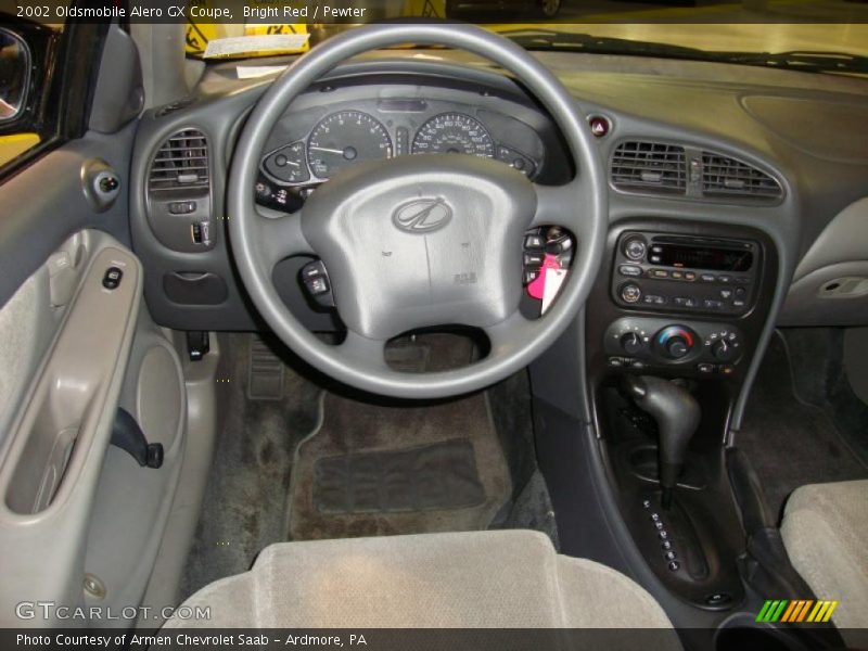 Dashboard of 2002 Alero GX Coupe