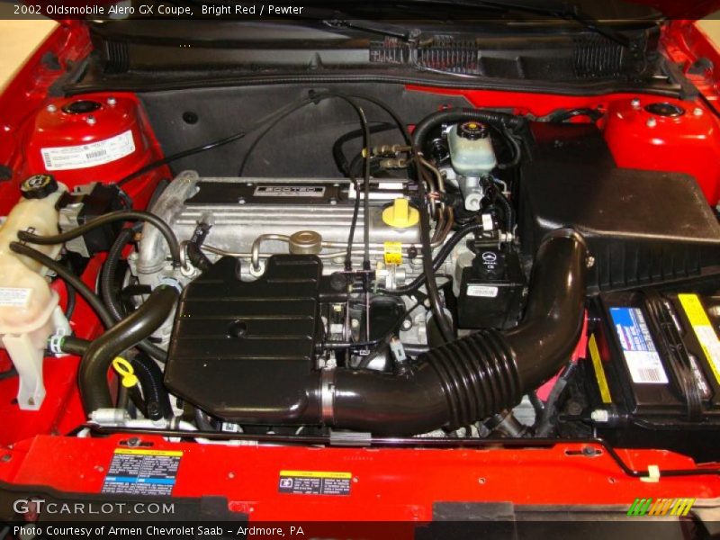  2002 Alero GX Coupe Engine - 2.2 Liter DOHC 16-Valve 4 Cylinder