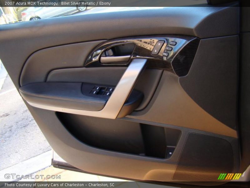 Billet Silver Metallic / Ebony 2007 Acura MDX Technology