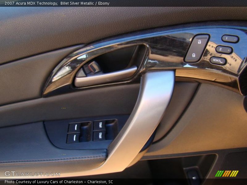 Billet Silver Metallic / Ebony 2007 Acura MDX Technology