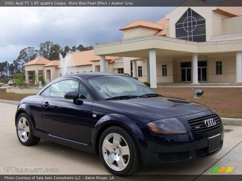 Moro Blue Pearl Effect / Aviator Grey 2002 Audi TT 1.8T quattro Coupe