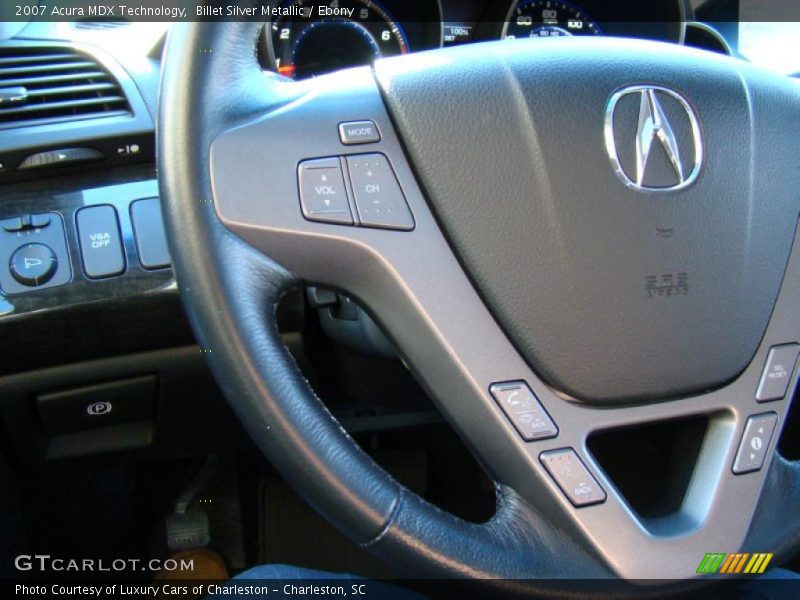 Billet Silver Metallic / Ebony 2007 Acura MDX Technology