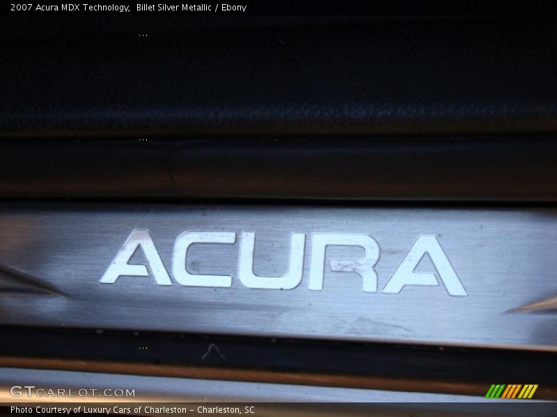 Billet Silver Metallic / Ebony 2007 Acura MDX Technology