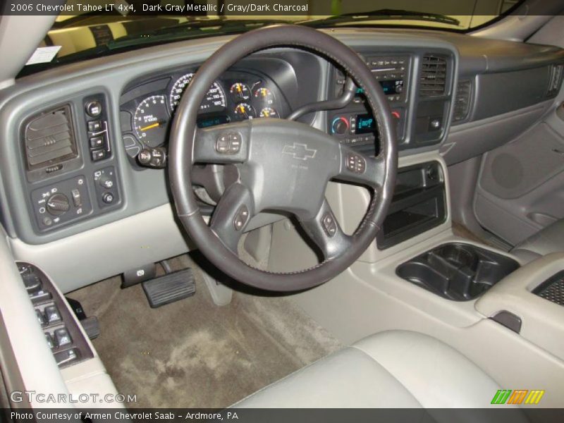 Dark Gray Metallic / Gray/Dark Charcoal 2006 Chevrolet Tahoe LT 4x4