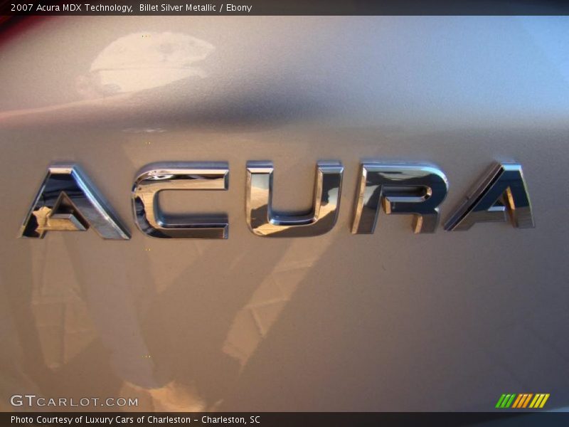 Billet Silver Metallic / Ebony 2007 Acura MDX Technology