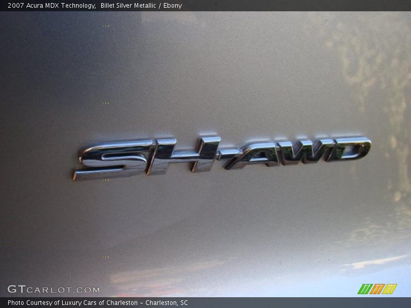 Billet Silver Metallic / Ebony 2007 Acura MDX Technology