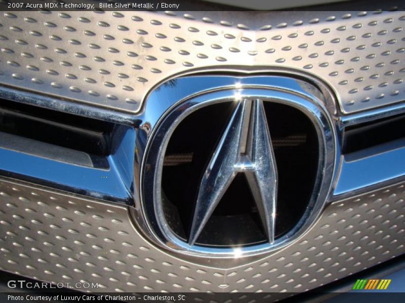 Billet Silver Metallic / Ebony 2007 Acura MDX Technology