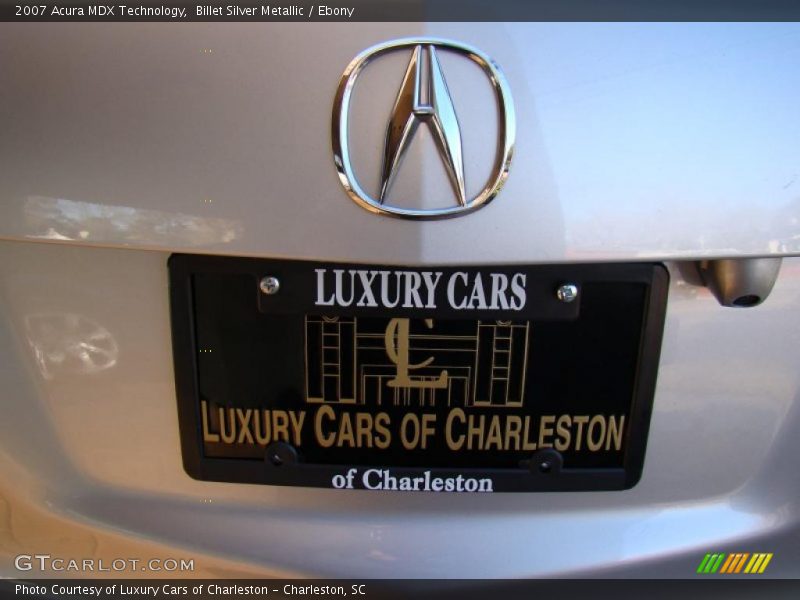Billet Silver Metallic / Ebony 2007 Acura MDX Technology
