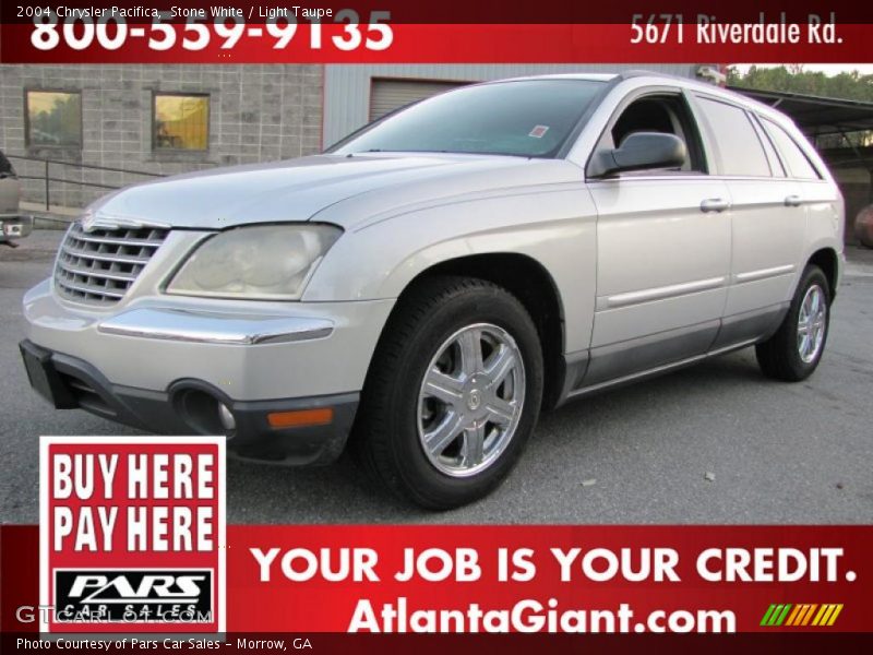 Stone White / Light Taupe 2004 Chrysler Pacifica