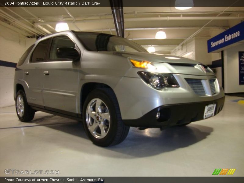 Liquid Gray Metallic / Dark Gray 2004 Pontiac Aztek