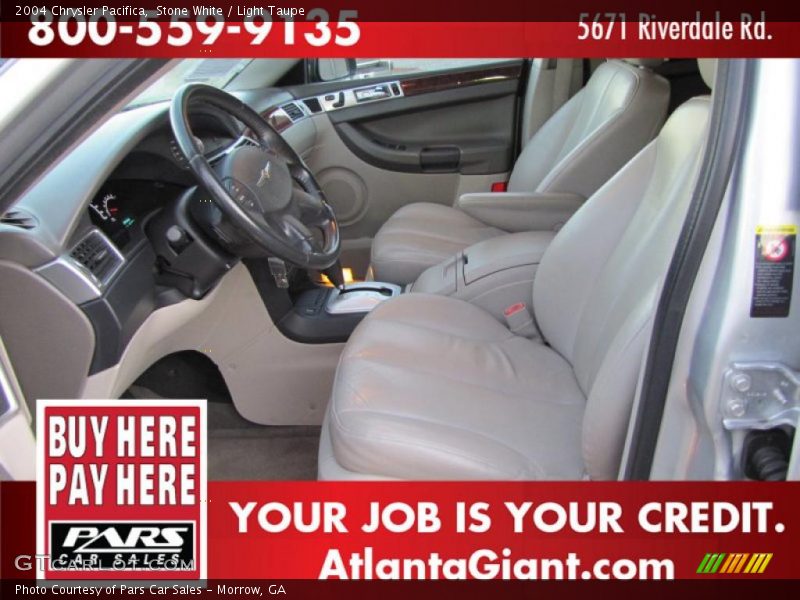 Stone White / Light Taupe 2004 Chrysler Pacifica