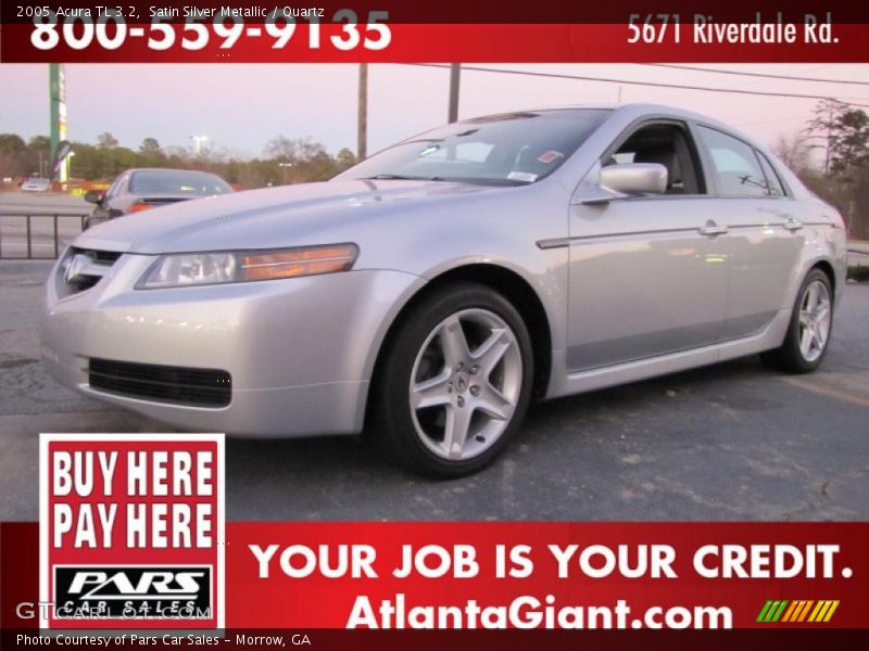 Satin Silver Metallic / Quartz 2005 Acura TL 3.2
