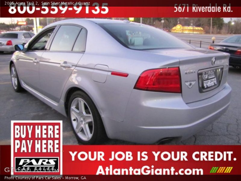 Satin Silver Metallic / Quartz 2005 Acura TL 3.2