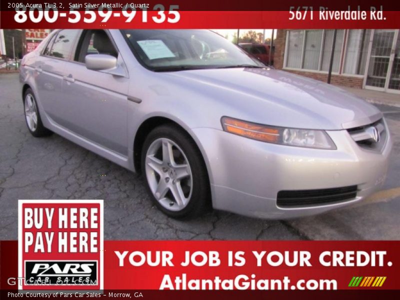 Satin Silver Metallic / Quartz 2005 Acura TL 3.2