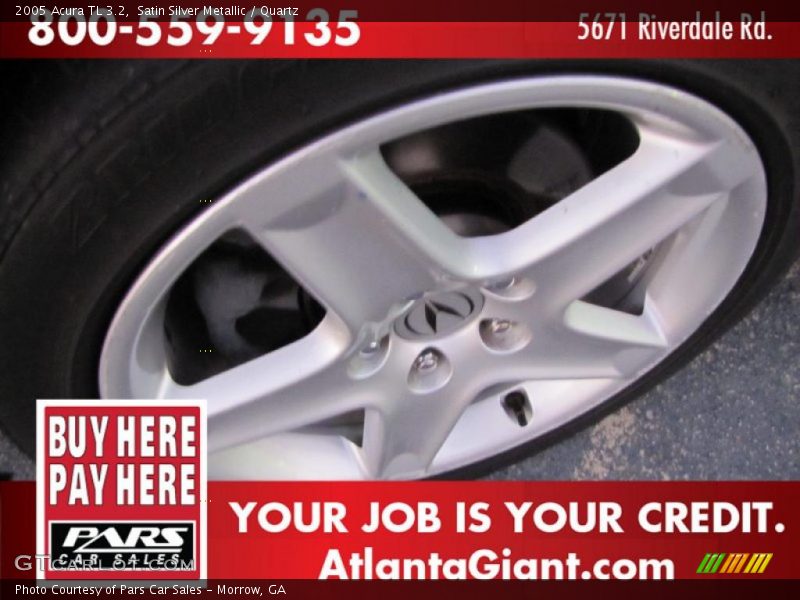 Satin Silver Metallic / Quartz 2005 Acura TL 3.2