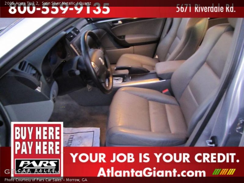 Satin Silver Metallic / Quartz 2005 Acura TL 3.2