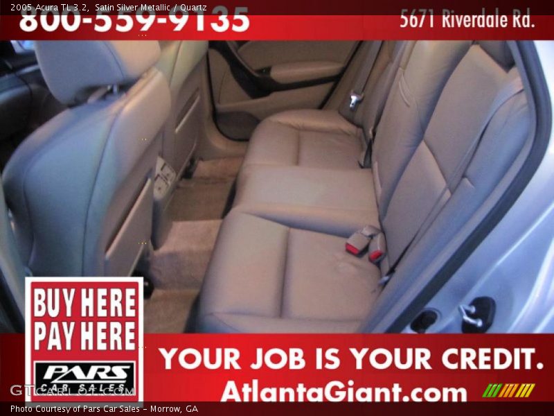 Satin Silver Metallic / Quartz 2005 Acura TL 3.2