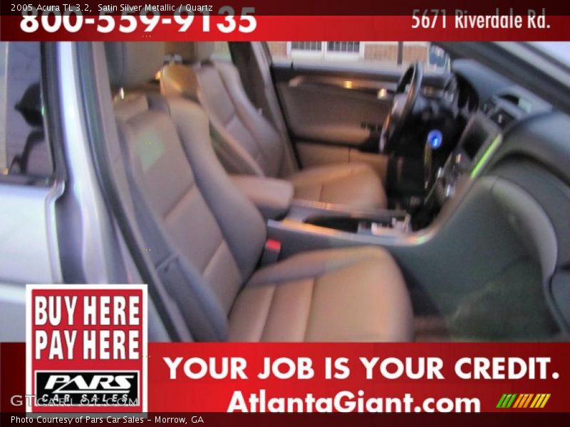 Satin Silver Metallic / Quartz 2005 Acura TL 3.2