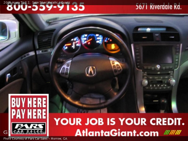 Satin Silver Metallic / Quartz 2005 Acura TL 3.2