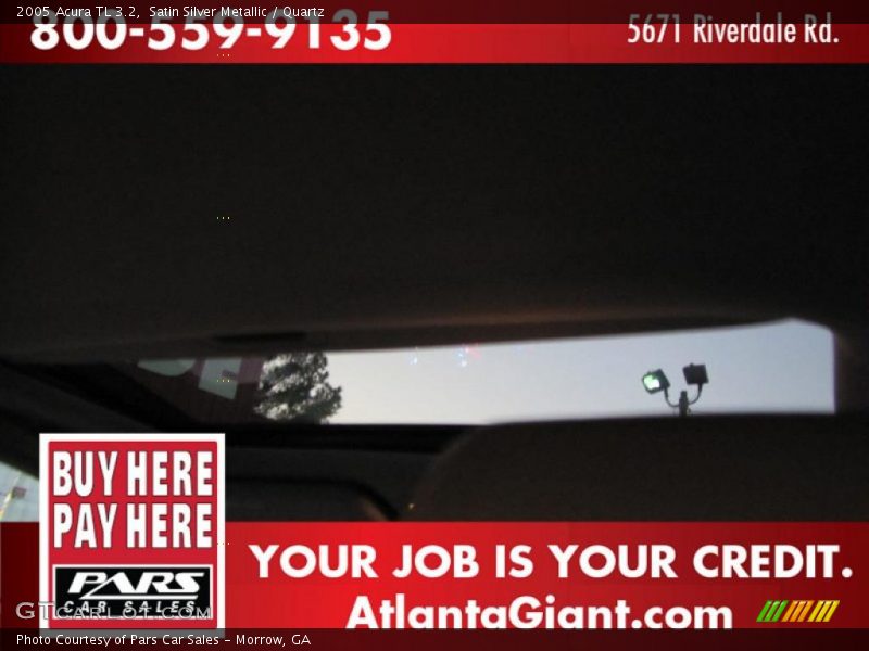 Satin Silver Metallic / Quartz 2005 Acura TL 3.2