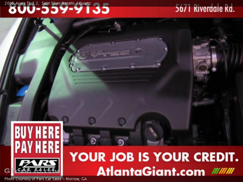 Satin Silver Metallic / Quartz 2005 Acura TL 3.2