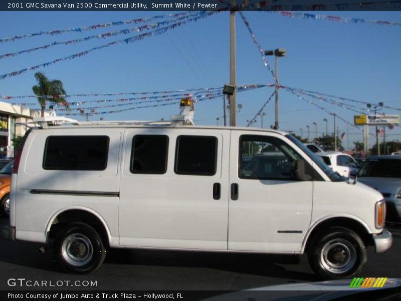 Summit White / Pewter 2001 GMC Savana Van 2500 Commercial Utility