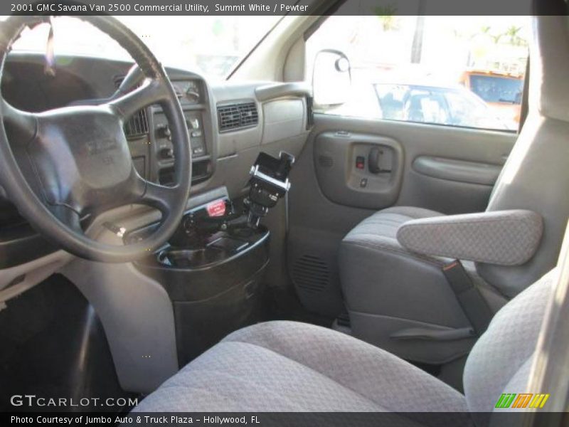 Summit White / Pewter 2001 GMC Savana Van 2500 Commercial Utility