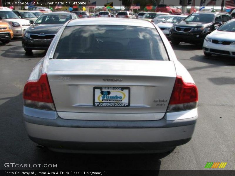 Silver Metallic / Graphite 2002 Volvo S60 2.4T