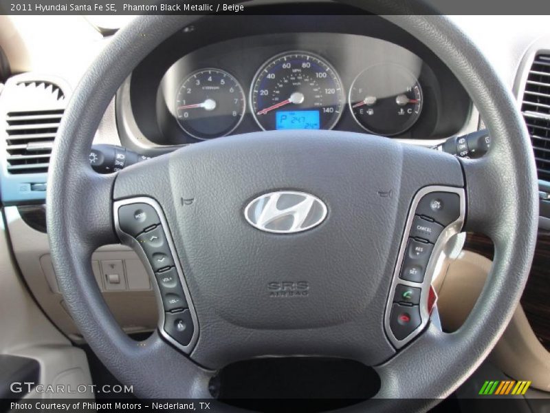  2011 Santa Fe SE Steering Wheel