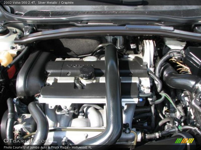  2002 S60 2.4T Engine - 2.4 Liter Turbocharged DOHC 20-Valve Inline 5 Cylinder