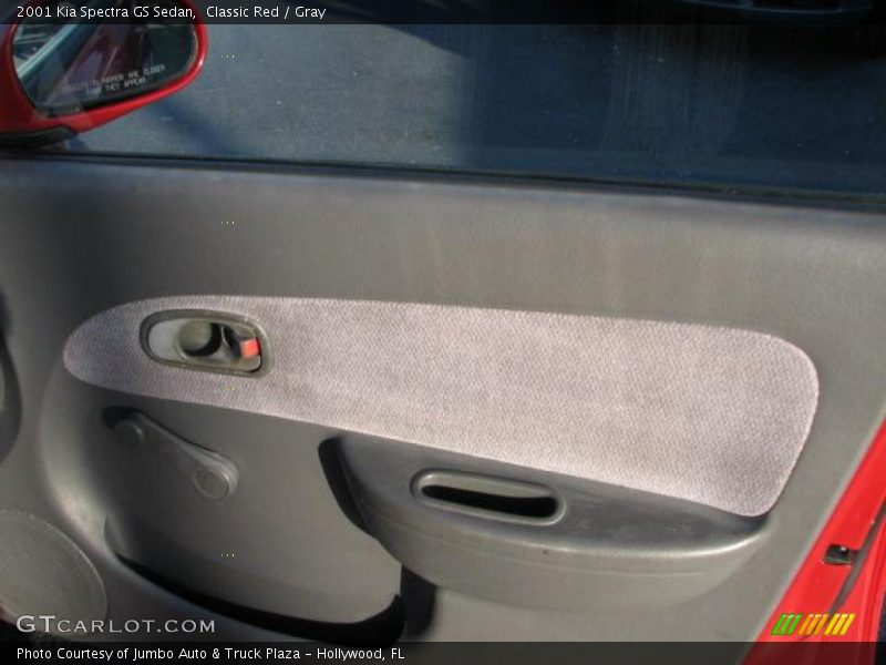 Classic Red / Gray 2001 Kia Spectra GS Sedan