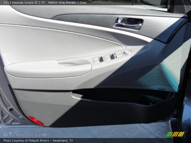 Harbor Gray Metallic / Gray 2011 Hyundai Sonata SE 2.0T