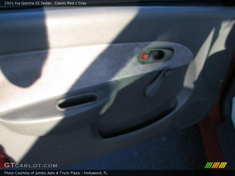 Classic Red / Gray 2001 Kia Spectra GS Sedan