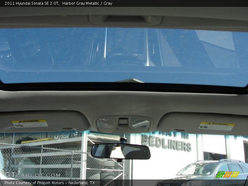 Harbor Gray Metallic / Gray 2011 Hyundai Sonata SE 2.0T