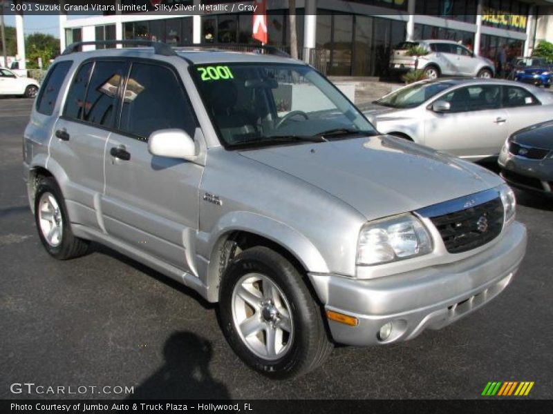 Silky Silver Metallic / Gray 2001 Suzuki Grand Vitara Limited