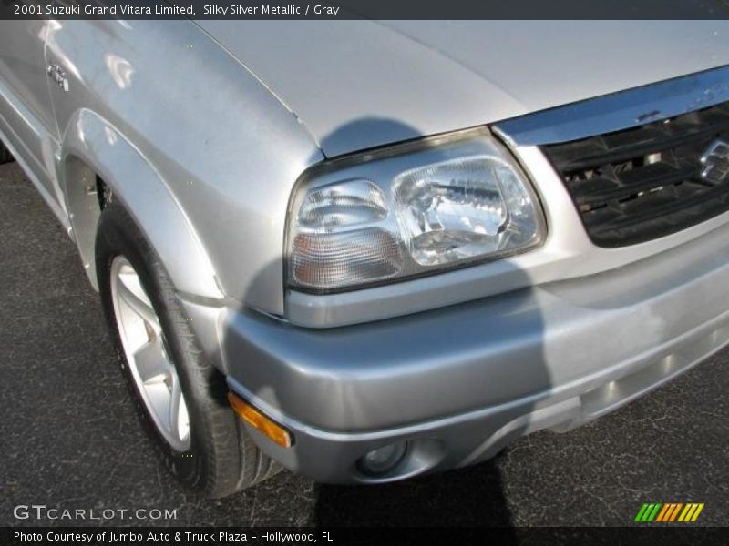 Silky Silver Metallic / Gray 2001 Suzuki Grand Vitara Limited