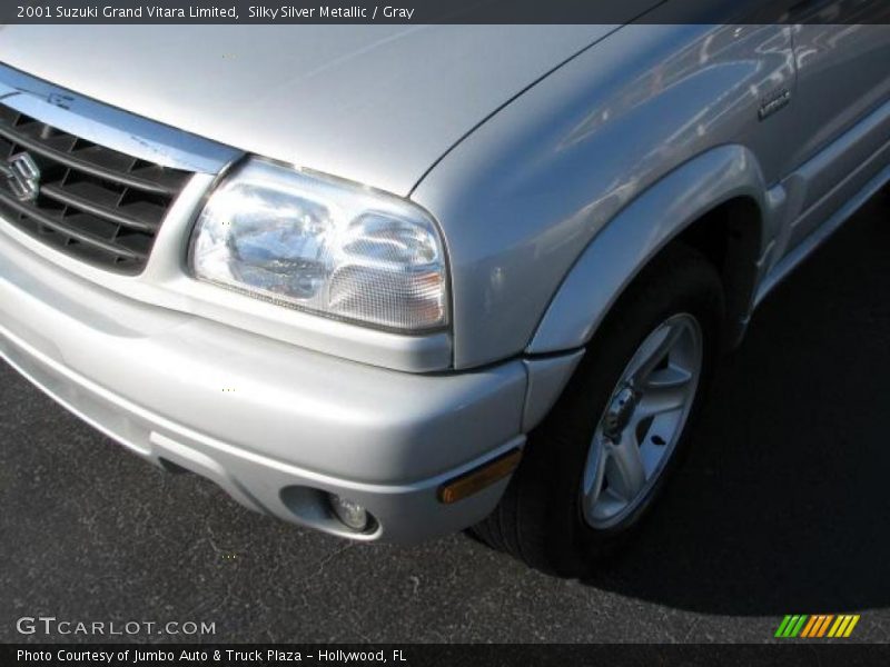 Silky Silver Metallic / Gray 2001 Suzuki Grand Vitara Limited