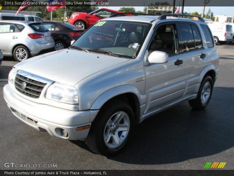 Silky Silver Metallic / Gray 2001 Suzuki Grand Vitara Limited