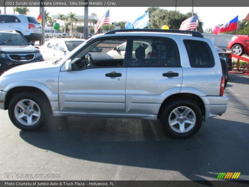 Silky Silver Metallic / Gray 2001 Suzuki Grand Vitara Limited