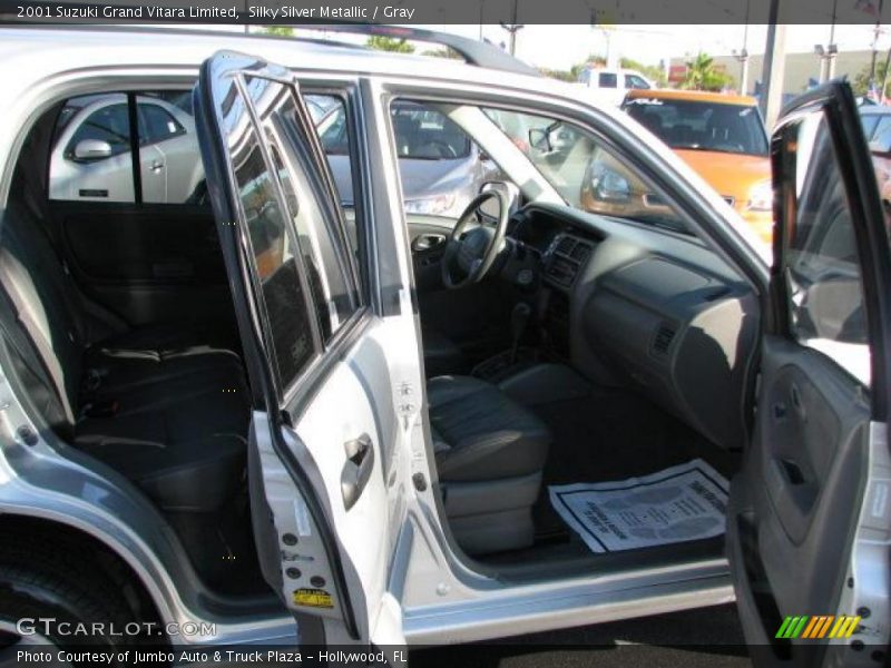 Silky Silver Metallic / Gray 2001 Suzuki Grand Vitara Limited