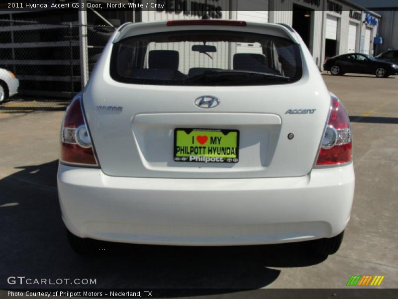  2011 Accent GS 3 Door Nordic White