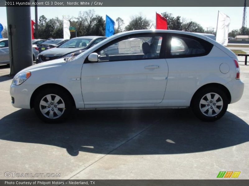  2011 Accent GS 3 Door Nordic White